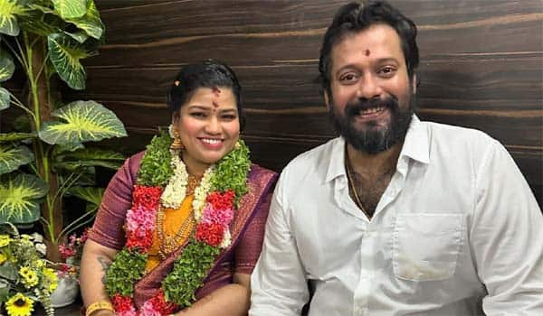 Actor-Bala-Fourth-Marriage:-Malayalam-Tamil-Film-Star-Weds-Relative-Kokila-at-Ernakulam's-Kaloor-Pavakulam-Temple