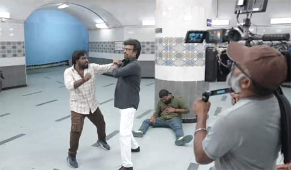 Vettaiyan---Subway-Stunt-Making-Video-Release