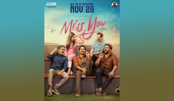 Siddharths-Miss-You-will-hit-the-screens-on-November-29.