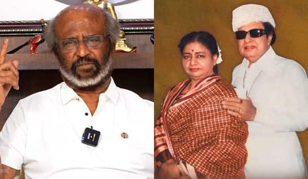 Rajini-should-leave-all-this-behind:-MGR-upset-with-Janaki-Amma