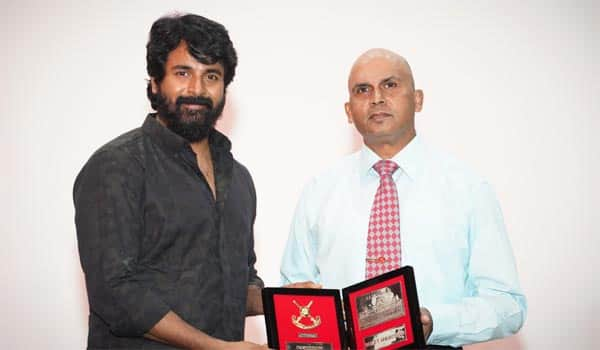 Military-training-center-honors-Sivakarthikeyan!