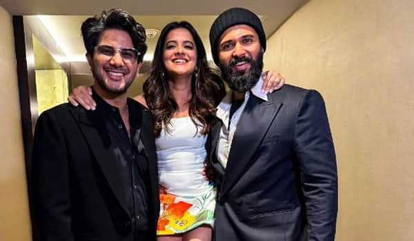 Singer-Jasleen-Royal-with-Dulquer-Salmaan,-Vijay-Deverakonda