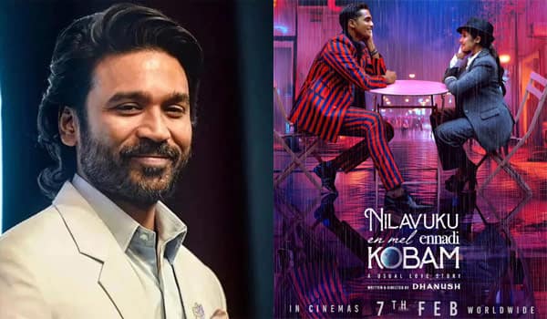 Dhanush-begins-dubbing-work-for-Nilukku-Nnathi-Kobam