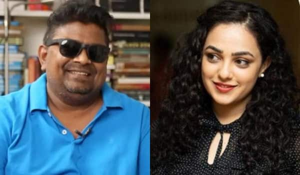 Dont-hug-me..-Nithya-menengave-a-kiss-to-Mysskin-as-a-gentle-order