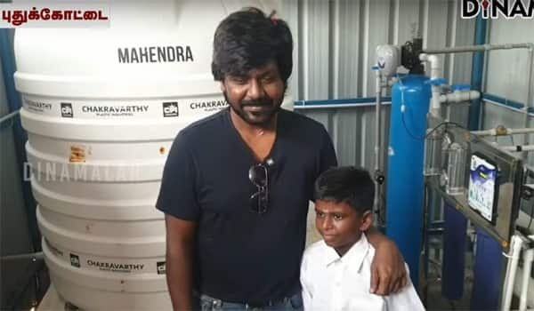 Raghava-Lawrence,-who-built-a-purified-drinking-water-plant-for-the-villagers