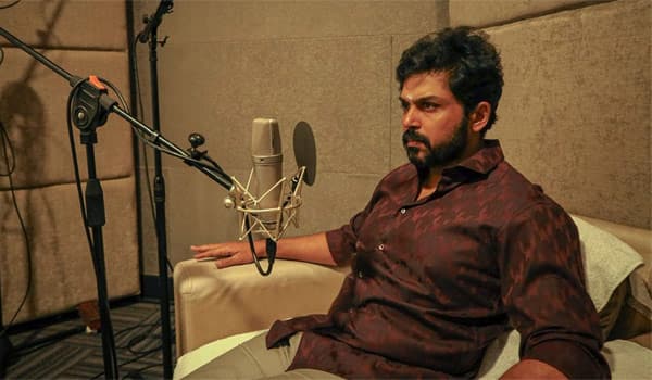 Karthi-begins-dubbing-work-for-Sardaar-2