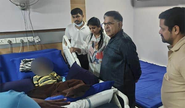 Allu-Arjuns-father-met-little-Sritej