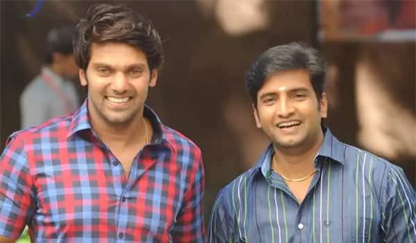Complaint-filed-against-actors-Santhanam,-Arya-for-singing-songs-derogatory-to-Perumal