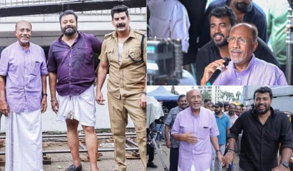Suresh-Gopi,-the-film-director,-honored-the-director-of-Spadigam-in-a-unique-way.