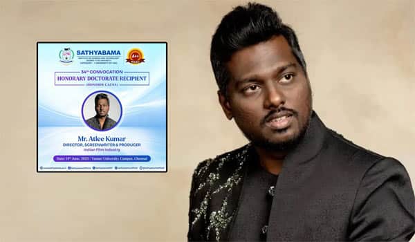 Sathyabama-University-confers-doctorate-to-Atlee