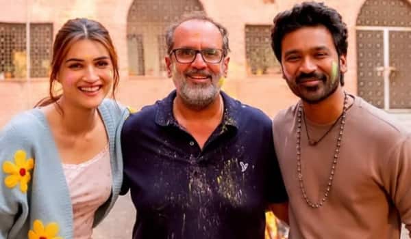 Kirti-Sanon-in-the-final-stages-of-shooting-for-Dhanushs-film