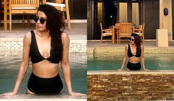 Samantha-in-a-swimsuit-at-an-Abu-Dhabi-resort