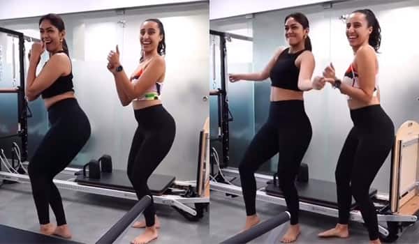 Mrinal-Thakur-danced-to-a-trending-song-during-her-workout