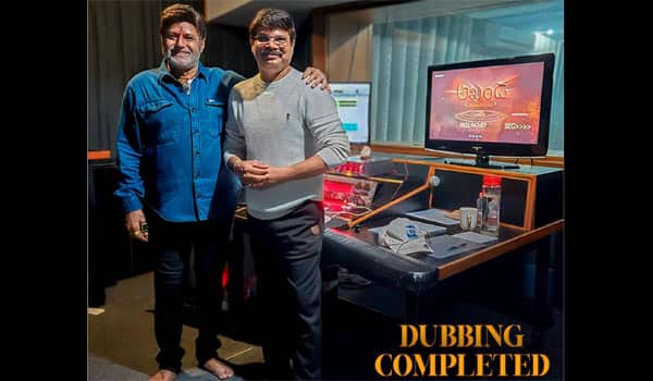 Akanda-2-Balakrishna-completes-dubbing-work