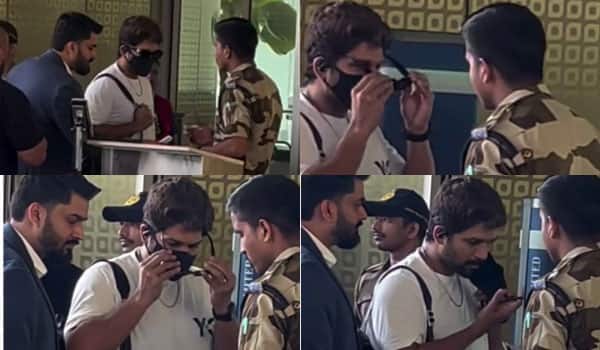 Allu-Arjun-takes-off-mask-after-being-pressured-by-testing-officers-video-goes-viral