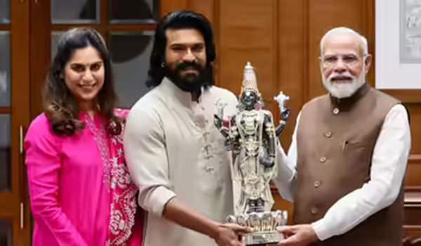 Ram-Charan-and-Upasana-Kamineni-Konidela-meet-PM-Modi:-Peddi-actor-meets-Prime-Minister-post-Archery-Premier-League-success