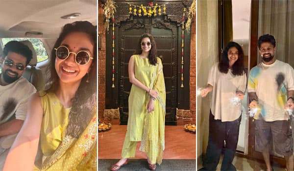 Keerthy-Sureshs-Diwali-on-tour