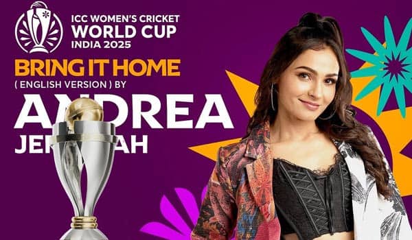 Andrea-sang-the-cricket-anthem-to-cheer-up-the-players