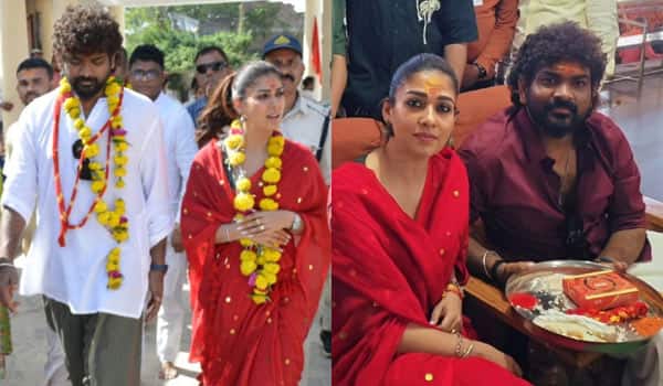 Nayanthara,-Vignesh-worship-Lord-Shiva-at-Maha-Kaleshwarar-Temple