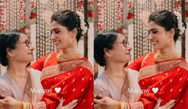 Samantha-posted-a-touching-photo-taken-with-her-mother-in-her-wedding-dress!