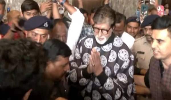 Fans-injured-in-scuffle-at-shopping-mall-to-see-Amitabh-Bachchan,-glass-breaks