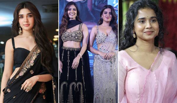 Krithi-Shetty,-Prarthana,-Nidhi-Agarwal,-Malavika-Mohanan-in-distress