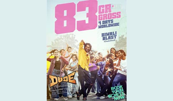 Dude-grosses-Rs.-83-crore-Pradeep-Ranganathans-hat-trick-in-100-crores