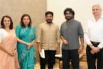 தெலுங்கானா முதல்வரை சந்தித்து அழைப்பிதழ் தந்த நாகார்ஜுனா, அமலா