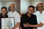 பாரா ஸ்விம்மிங் வீரரை படப்பிடிப்பு தளத்திற்கு அழைத்து பாராட்டிய ரஜினிகாந்த்