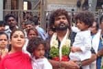 பழனி முருகன் கோவிலில் குடும்பத்துடன் சாமி தரிசனம் செய்த விக்னேஷ் சிவன் - நயன்தாரா