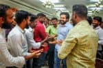 நடிகர் கார்த்தி கொடுத்த விருந்து: 'ஐ லவ் யூ' சொல்லி நெகிழ்ச்சி