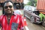 நடிகர் சங்கத் தேர்தலில் ஓட்டளிக்க வந்த   நடிகர் கார் விபத்தில் சிக்கினார்