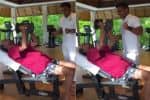 ரஜினியின் ஒர்க் அவுட் வீடியோ : வைரலாக்கும் ரசிகர்கள்