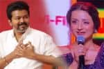 துபாயில் நடைபெற்ற சைமா விருது விழாவில் விஜய்யை வாழ்த்திய திரிஷா!