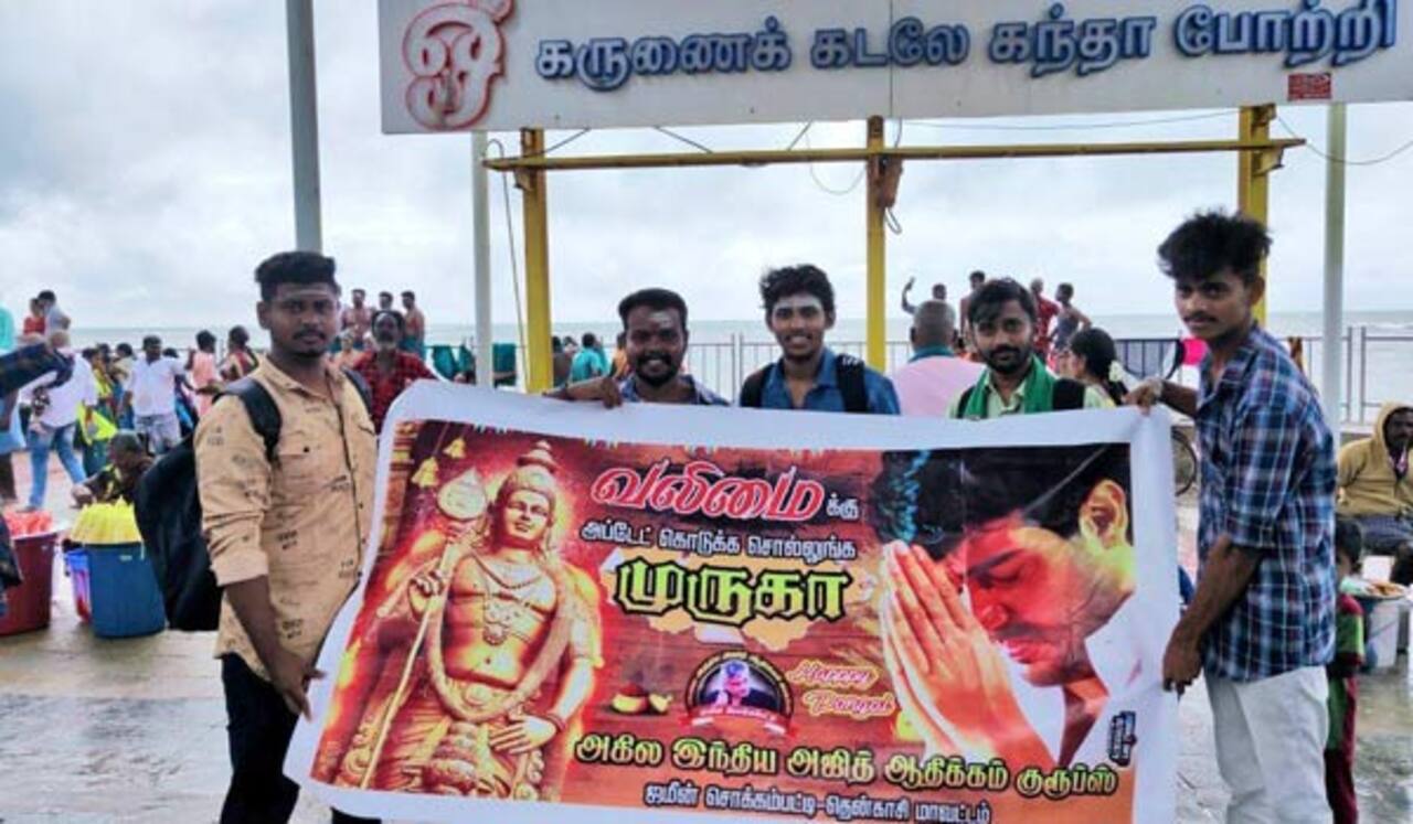 வலிமை அப்டேட்- கேட்டு முருகனிடம் வேண்டுகோள் வைத்த அஜித் ரசிகர்கள்
