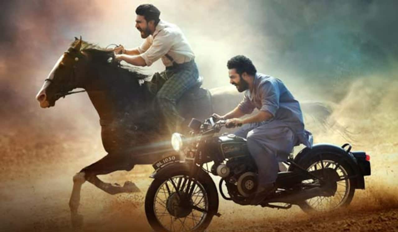 கோஸ்ட் ரைடர் போஸ்டரைக் காப்பியடித்த ஆர்ஆர்ஆர்