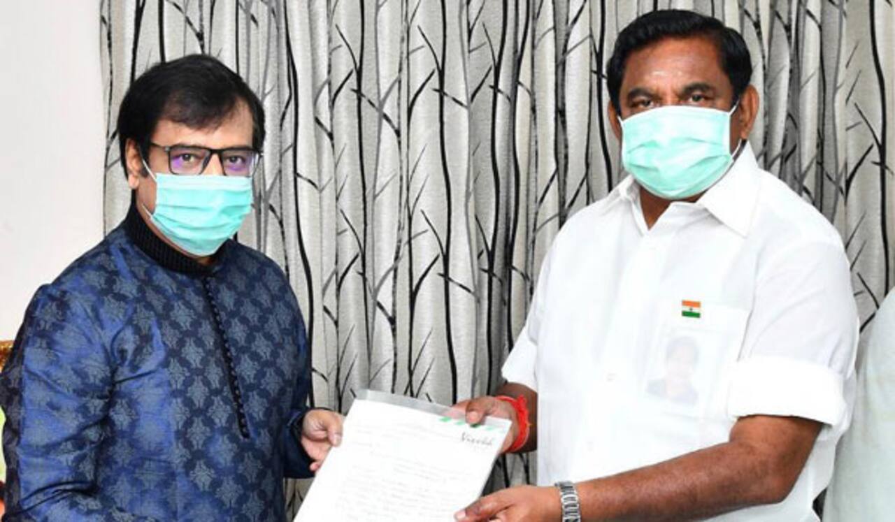 முதல்வருடன் விவேக் திடீர் சந்திப்பு