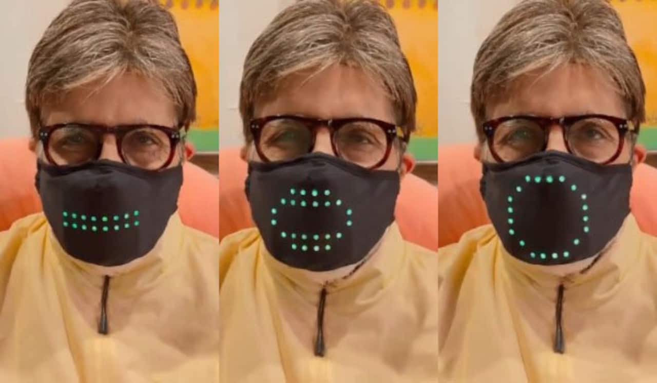 வைரலான அமிதாப் பச்சனின் சென்சார் மாஸ்க்