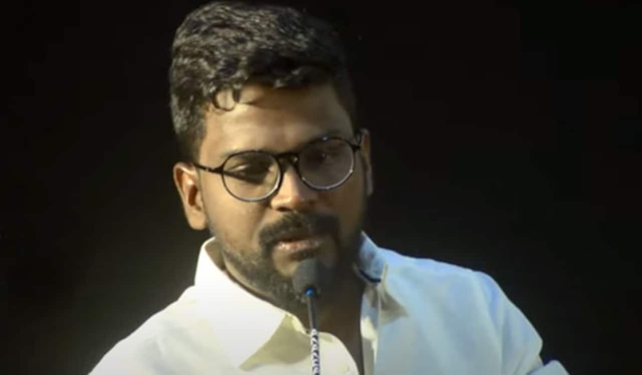 போதையில் பிரஸ்மீட் வந்தாரா பாரிஸ் ஜெயராஜ் இயக்குனர் ?