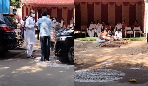 போயஸ் கார்டனில் தனுஷ் புது வீடு : பூமி பூஜையில் ரஜினி பங்கேற்பு