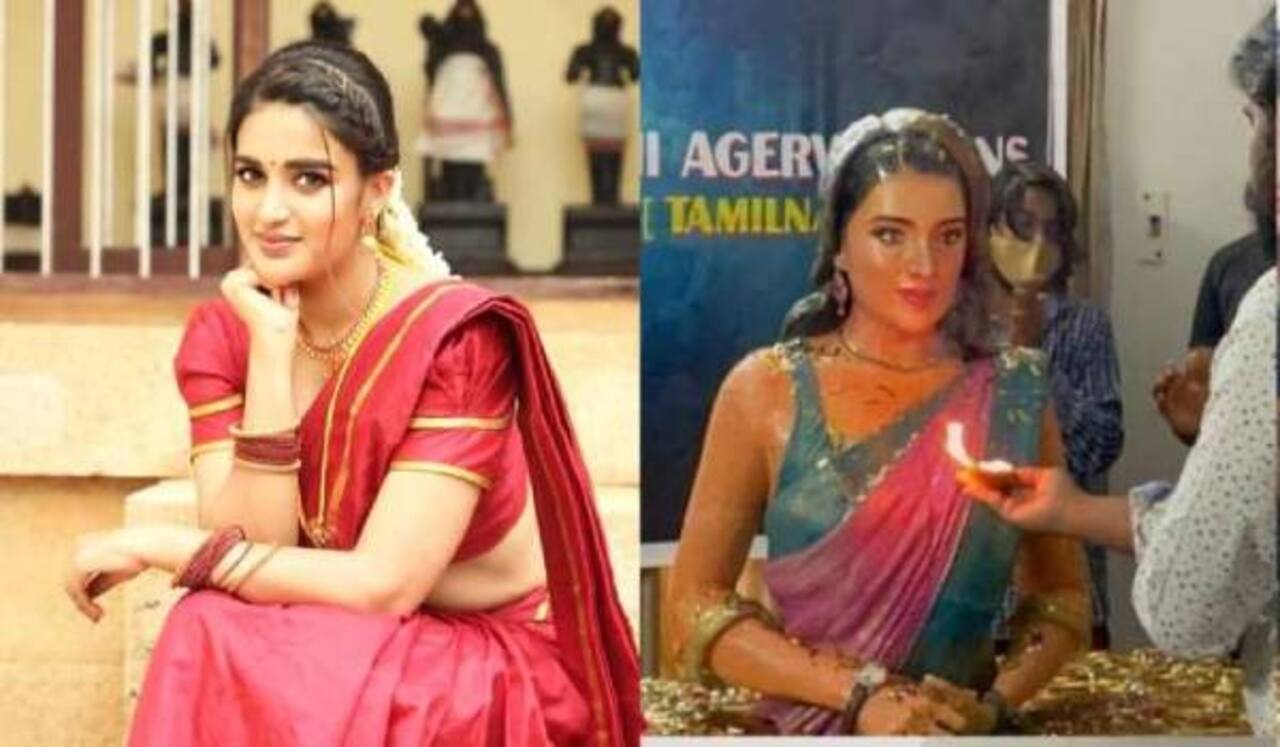 நிதி அகர்வாலுக்கு கோயில் கட்டிய சென்னை ரசிகர்கள்!