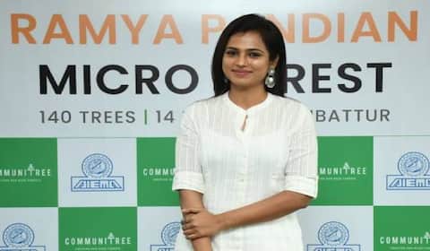 காடு வளர்க்கும் ரம்யா பாண்டியன்
