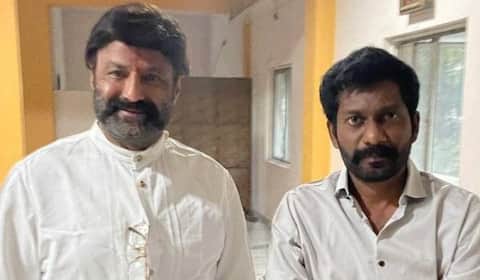 குடும்பத்துடன் உப்பென்னா படம் பார்த்த பாலகிருஷ்ணா