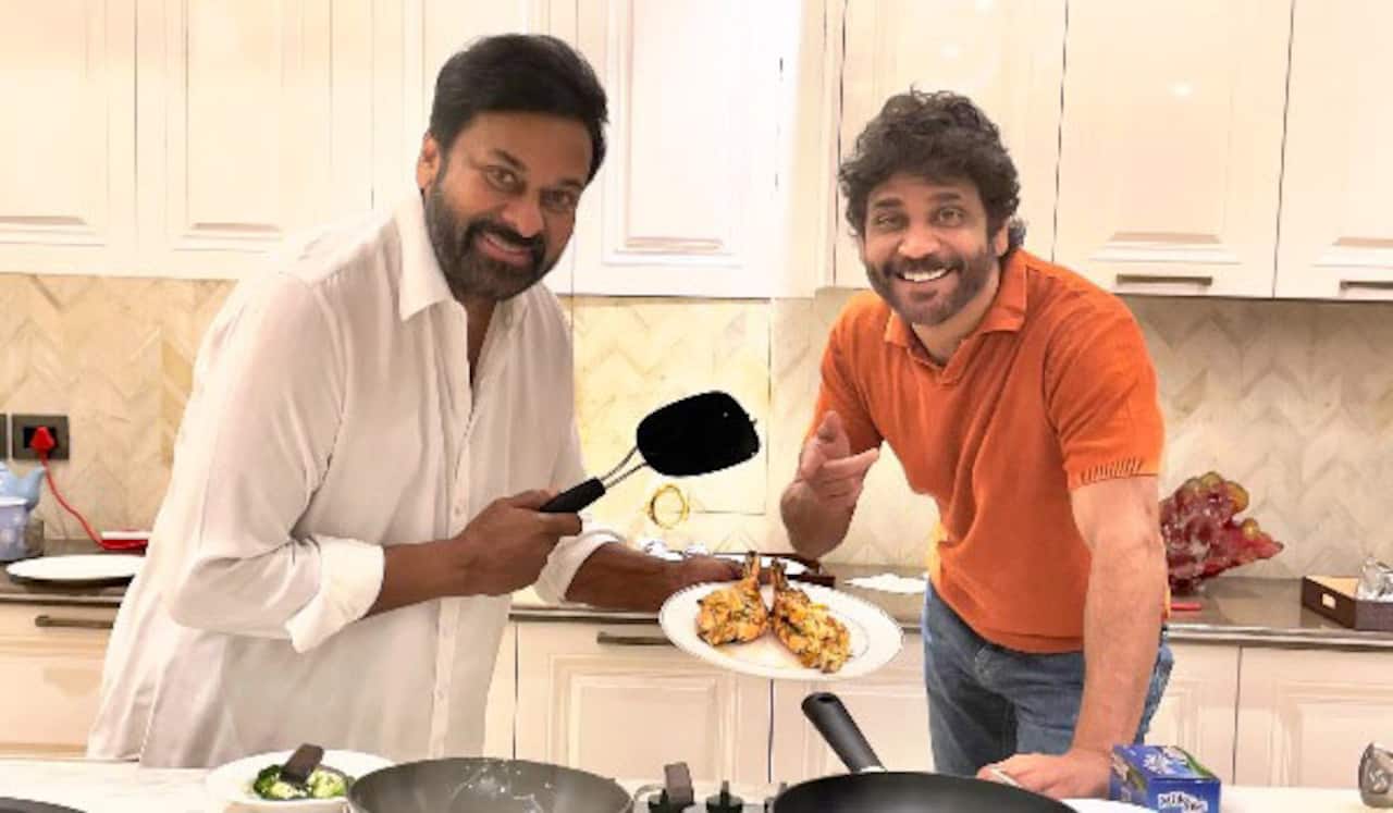 நாகார்ஜுனாவின் பதட்டத்தை போக்கிய சிரஞ்சீவி