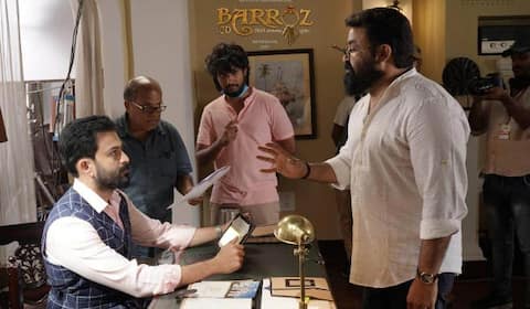 மோகன்லால் இயக்கும் பாரோஸ் : முக்கிய வேடத்தில் பிரித்விராஜ்