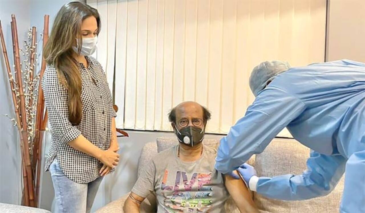 கொரோனா தடுப்பூசி எடுத்துக் கொண்ட ரஜினி