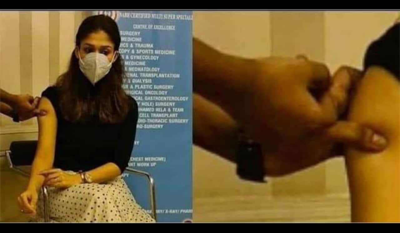 நயன்தாரா தடுப்பூசி போட்டதில் சர்ச்சை