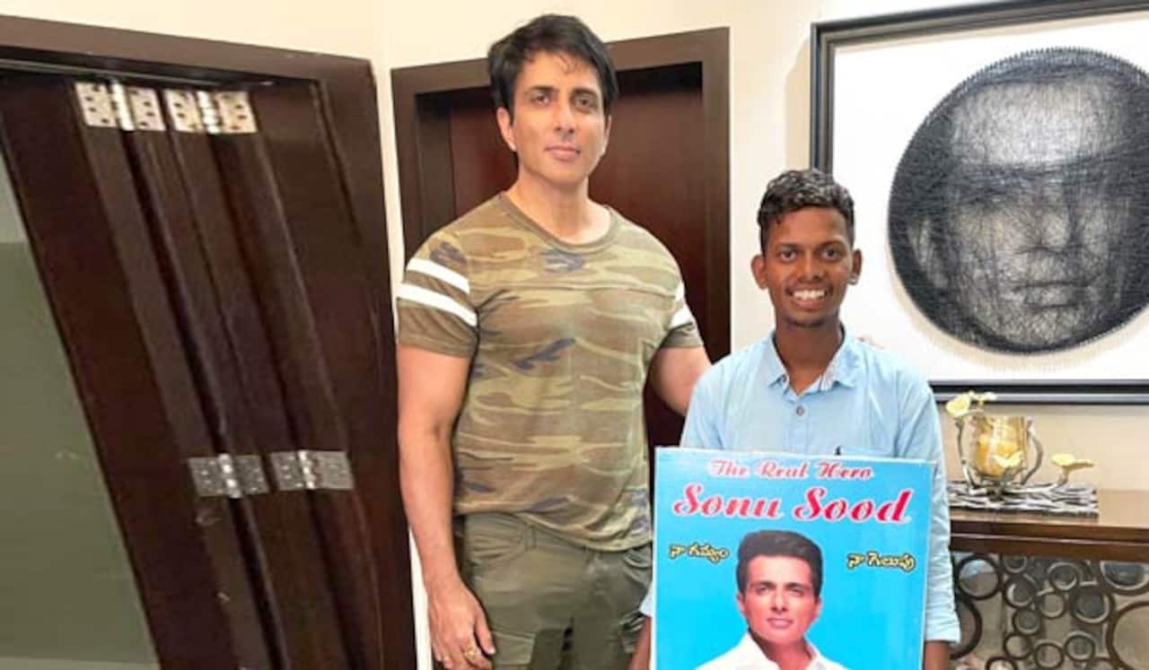 உதவி கேட்டு சோனு சூட்டை சந்திக்க 700 கிலோ மீட்டர் நடந்து வந்த சிறுவன்