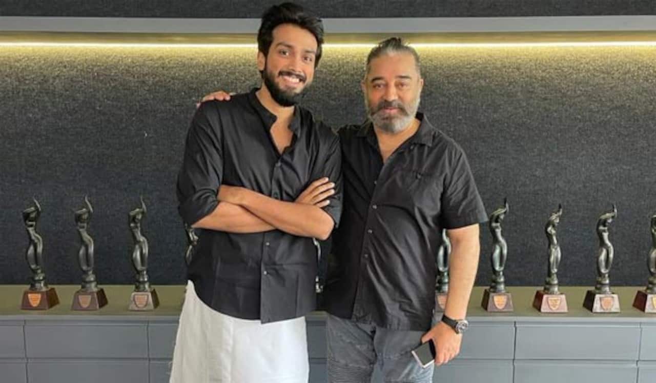 காளிதாஸை வரவேற்கும் விக்ரம் லோகேஷ் கனகராஜ்