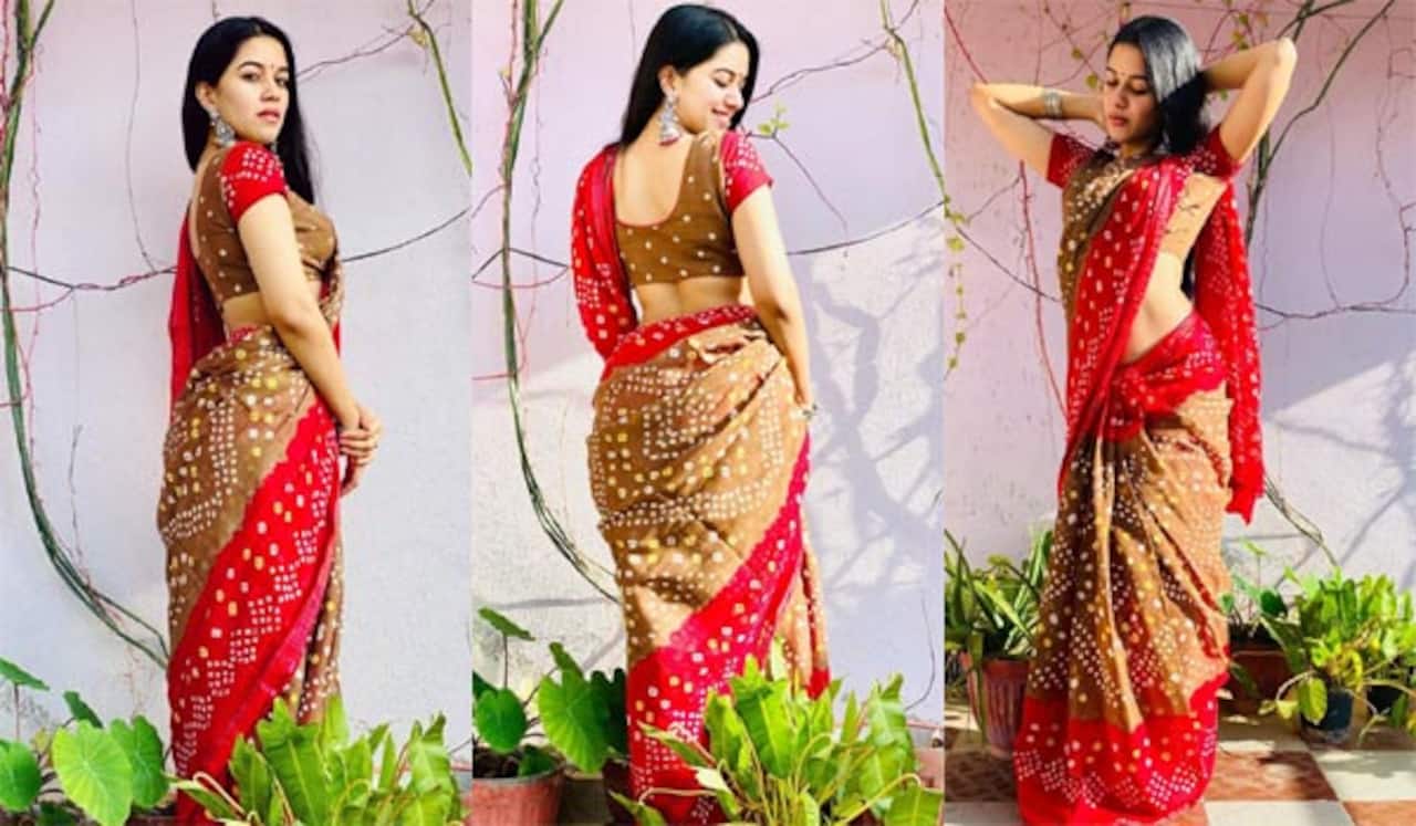 சேலையில் கவர்ச்சி காட்டிய மிருனாளினி : லேட்டஸ்ட் புகைப்படங்கள் வைரல்